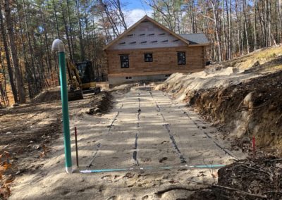 Septic project in New Boston, NH
