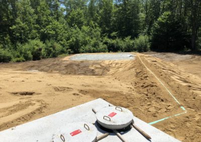 Septic project in Barrington, NH