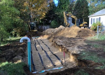 Septic project in Barnstead, NH
